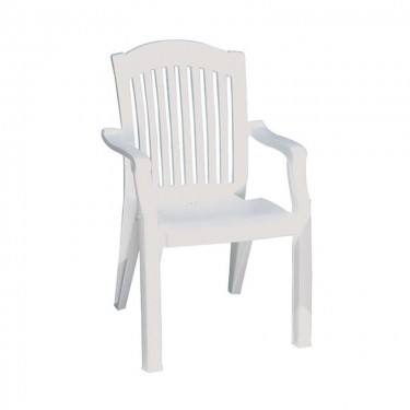 STAR ΛΕΥΚΗ ΠΟΛΥΘΡΟΝΑ 57X54X90εκ. SIESTA 57X54X90εκ.