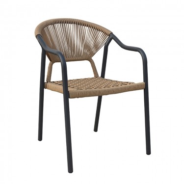 SASTA DARK GREY ΠΟΛ/ΝΑ ΑΛΟΥΜΙΝΙΟΥ 56Χ64Χ81εκ. ZITA PLUS 56Χ64Χ81εκ.