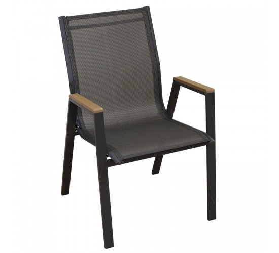 SELBY GREY TEXT ΜΕΤΑΛΛΙΚΗ ΠΟΛ/ΝΑ 56Χ64Χ90εκ. ZITA PLUS 56Χ64Χ41-90εκ.