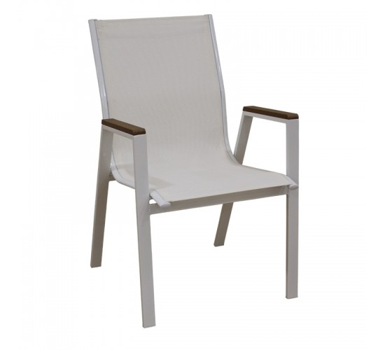 SELBY WHITE TEXT ΜΕΤΑΛΛΙΚΗ ΠΟΛ/ΝΑ 56Χ64Χ90εκ. ZITA PLUS 56Χ64Χ41-90εκ.