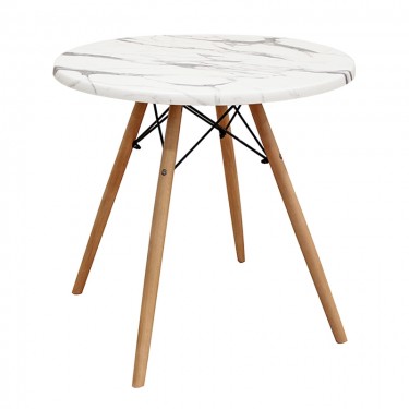 RANDY WERZALIT Φ70Χ73εκ.ΜΑΡΜΑΡΟ CARRARA ZITA PLUS Φ70Χ73εκ.