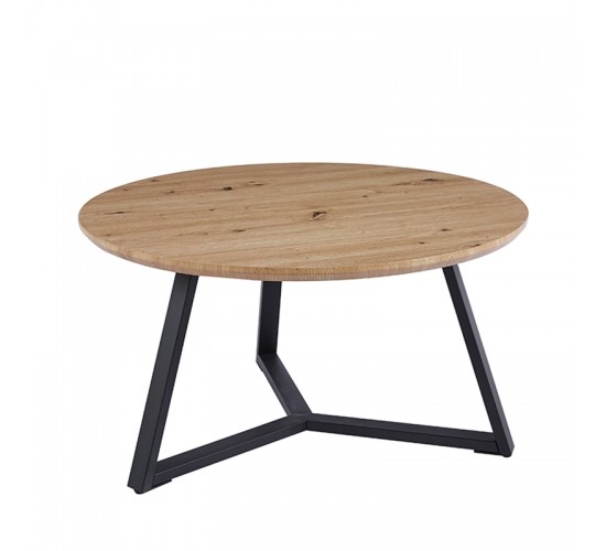 ALEX SONOMA OAK Φ80Χ41εκ. ΤΡΑΠΕΖΙ ΣΑΛΟΝΙΟΥ ZITA PLUS Φ80Χ41εκ.