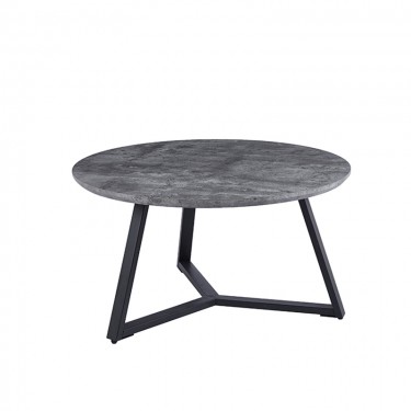 ALEX CEMENT Φ80Χ41εκ. ΤΡΑΠΕΖΙ ΣΑΛΟΝΙΟΥ ZITA PLUS Φ80Χ41εκ.