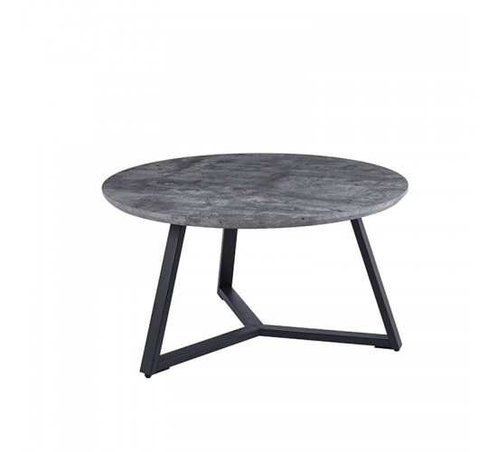 ALEX CEMENT Φ80Χ41εκ. ΤΡΑΠΕΖΙ ΣΑΛΟΝΙΟΥ ZITA PLUS Φ80Χ41εκ.