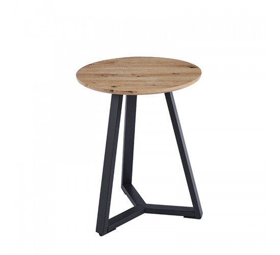 ALEX SONOMA OAK Φ45Χ55εκ. ΤΡΑΠΕΖΙ ΣΑΛΟΝΙΟΥ ZITA PLUS Φ45Χ55εκ.