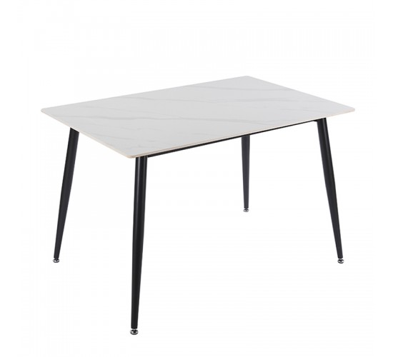 LOBY CERAMIC WHITE MARBLE 120Χ80Χ75εκ. ΤΡΑΠΕΖΙ ZITA PLUS 120Χ80Χ75εκ.