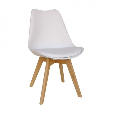 LOGAN PLUS ΛΕΥΚΗ(Σ4)ΚΑΡ/ΔΕΡΜ/ΡΡ 49X54X46-80εκ. ZITA PLUS 49X54X46-80εκ.