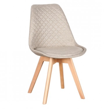 BIANCA S BEIGE ΥΦΑΣΜΑ(Σ4)ΚΑΡΕΚΛΑ 50Χ55Χ47-83.5εκ. ZITA PLUS 50Χ55Χ47-83.5εκ.