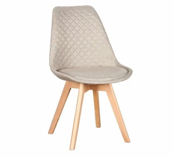 Καρέκλα Τραπεζαρίας Ξύλινη 4τμχ Bianca S Beige Ύφασμα 50x56x84εκ. ZITA PLUS 50Χ56Χ84εκ. Καρέκλα Τραπεζαρίας Ξύλινη 4τμχ Bianca S Beige Ύφασμα 50x56x84εκ. ZITA PLUS 50Χ56Χ84εκ.