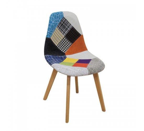 PALMYRA PATCHWORK ΚΑΡΕΚΛΑ ZITA PLUS 47X45X44-82εκ.