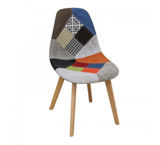 PALMYRA PATCHWORK ΚΑΡΕΚΛΑ ZITA PLUS 47X45X44-82εκ.