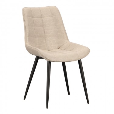 DENIS CREAM ΥΦΑΣΜΑ(Σ4)ΚΑΡΕΚΛΑ ΜΕΤΑΛΛΙΚΗ 52Χ61Χ47-87εκ. ZITA PLUS 52Χ61Χ47-87εκ.