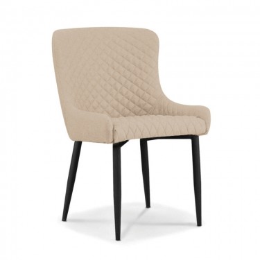 LION BEIGE ΥΦΑΣΜΑ(Σ2)ΚΑΡΕΚΛΑ ΜΕΤΑΛΛΙΚΗ 48X55X50-86εκ. ZITA PLUS 48X55X50-86εκ.