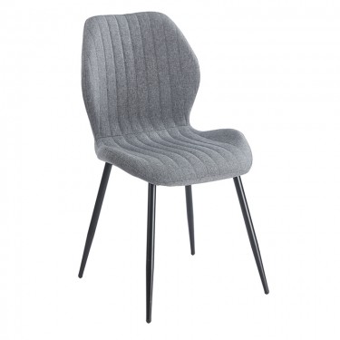 DYLAN GREY ΥΦΑΣΜΑ ΚΑΡΕΚΛΑ ΜΕΤΑΛΛΙΚΗ 48X53X51-74εκ. ZITA PLUS 48X53X51-74εκ.