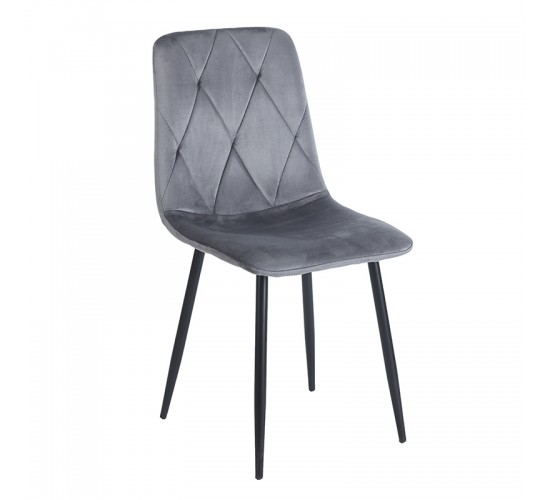 EVA GREY VELVET ΥΦΑΣΜΑ ΚΑΡΕΚΛΑ ΜΕΤΑΛΛΙΚΗ ZITA PLUS 44X56X49-87εκ. EVA GREY VELVET ΥΦΑΣΜΑ ΚΑΡΕΚΛΑ ΜΕΤΑΛΛΙΚΗ ZITA PLUS 44X56X49-87εκ.