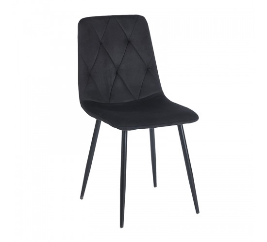 EVA BLACK VELVET ΥΦΑΣΜΑ ΚΑΡΕΚΛΑ ΜΕΤΑΛΛΙΚΗ ZITA PLUS 44X56X49-87εκ. EVA BLACK VELVET ΥΦΑΣΜΑ ΚΑΡΕΚΛΑ ΜΕΤΑΛΛΙΚΗ ZITA PLUS 44X56X49-87εκ.