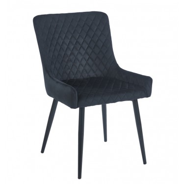 VANESA BLACK VELVET ΥΦΑΣΜΑ ΚΑΡΕΚΛΑ ΜΕΤΑΛΛΙΚΗ 46X62X51-86εκ. ZITA PLUS 46X62X51-86εκ.