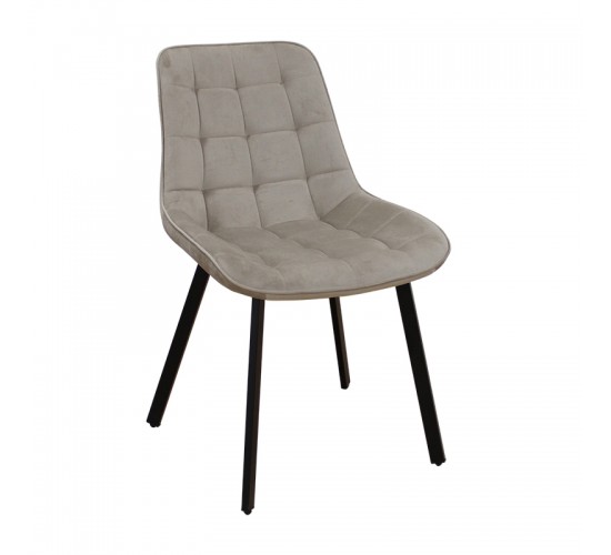 MIRA CAPPUCCINO VELVET ΥΦΑΣΜΑ ΚΑΡΕΚΛΑ ΜΕΤΑΛΛΙΚΗ 53X59X86εκ. ZITA PLUS 53X59X46-86εκ.