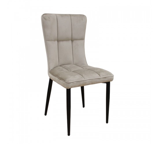 SELIN CAPPUCCINO VELVET ΥΦΑΣΜΑ ΚΑΡΕΚΛΑ ΜΕΤΑΛΛΙΚΗ 46X54X91εκ. ZITA PLUS 46X54X91εκ.