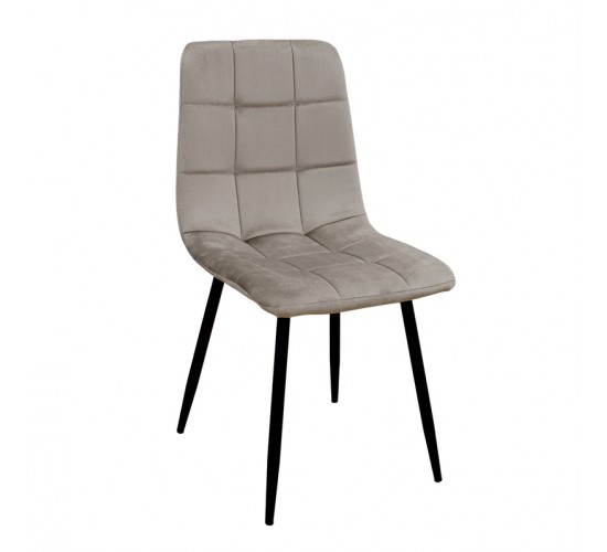 OSCAR CAPPUCCINO VELVET ΥΦΑΣΜΑ ΚΑΡΕΚΛΑ ΜΕΤΑΛΛΙΚΗ 43Χ51Χ90εκ. ZITA PLUS 43Χ51Χ50-90εκ.
