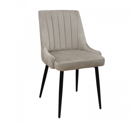 MEGAN CAPPUCCINO VELVET ΥΦΑΣΜΑ ΚΑΡΕΚΛΑ ΜΕΤΑΛΛΙΚΗ 51(56)Χ58Χ88εκ. ZITA PLUS 51(56)Χ58Χ88εκ.