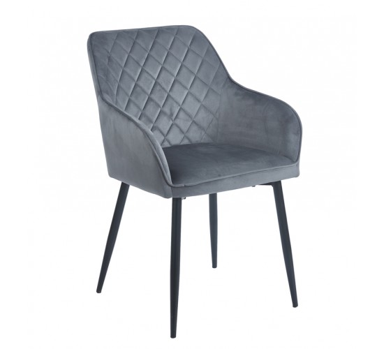 SIENA GREY VELVET ΥΦΑΣΜΑ ΠΟΛΥΘΡΟΝΑ ΜΕΤΑΛΛΙΚΗ ZITA PLUS 54X58X82εκ. SIENA GREY VELVET ΥΦΑΣΜΑ ΠΟΛΥΘΡΟΝΑ ΜΕΤΑΛΛΙΚΗ ZITA PLUS 54X58X82εκ.