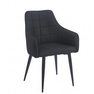 CAMERON BLACK ΥΦΑΣΜΑ ΠΟΛΥΘΡΟΝΑ ΜΕΤΑΛΛΙΚΗ 58X56X87εκ. ZITA PLUS 58X56X87εκ.