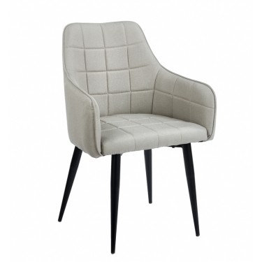 CAMERON L. BEIGE ΥΦΑΣΜΑ ΠΟΛΥΘΡΟΝΑ ΜΕΤΑΛΛΙΚΗ 58X56X87εκ. ZITA PLUS 58X56X87εκ.