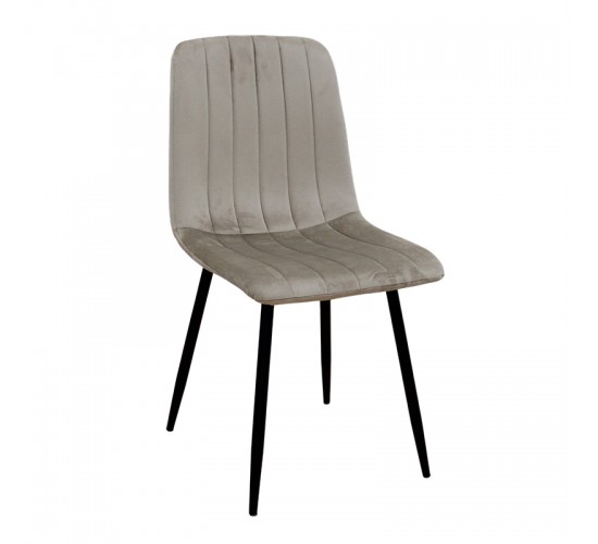 DORA CAPPUCCINO VELVET ΥΦΑΣΜΑ ΚΑΡΕΚΛΑ ΜΕΤΑΛΛΙΚΗ 45X53X86εκ. ZITA PLUS 45X53X48-86εκ.