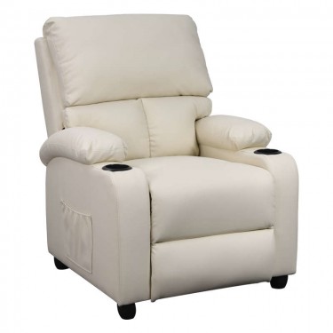 SUNDAY MASSAGE ΠΟΛΥΘΡΟΝΑ ΚΡΕΜ PU 78Χ89Χ106εκ. ZITA PLUS 78Χ89Χ106εκ.