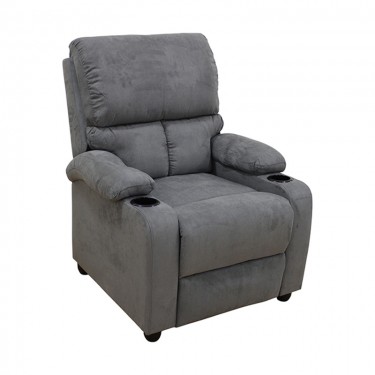SUNDAY RELAX ΠΟΛΥΘΡΟΝΑ GREY ΥΦΑΣΜΑ 78Χ89Χ106εκ. ZITA PLUS 78Χ89Χ106εκ.