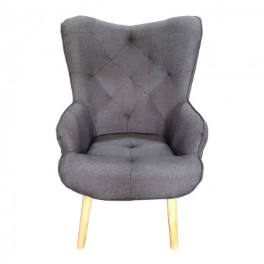 ADRIA ΜΠΕΡΖΕΡΑ DARK GREY ΥΦΑΣΜΑ 65Χ64Χ44-96εκ. ZITA PLUS 65Χ64Χ44-96εκ.