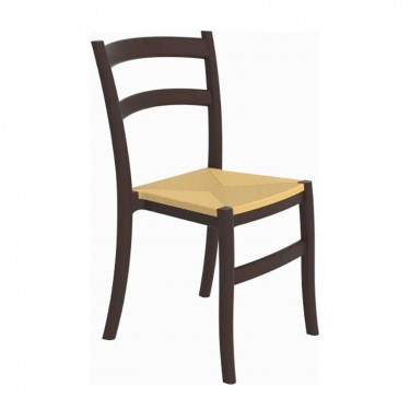 TIFFANY S DARK BROWN ΚΑΡΕΚΛΑ ΠΟΛ/ΝΙΟΥ 45Χ51Χ85εκ. SIESTA 45Χ51Χ85εκ.