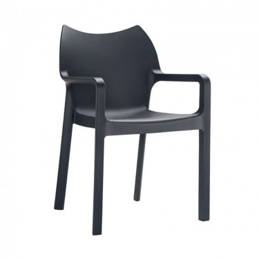 DIVA BLACK ΠΟΛΥΘΡΟΝΑ ΠΟΛ/ΝΙΟΥ 57Χ53Χ84εκ. SIESTA 57X53X84εκ.