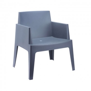 BOX DARK GREY ΠΟΛΥΘΡΟΝΑ ΠΟΛ/ΝΙΟΥ 65Χ58Χ80εκ. SIESTA 65Χ58Χ80εκ.