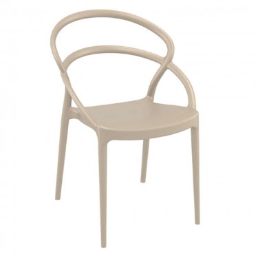 PIA TAUPE ΚΑΡΕΚΛΑ ΠΟΛ/ΝΙΟΥ 54Χ56Χ82εκ. SIESTA 54Χ56Χ82εκ.