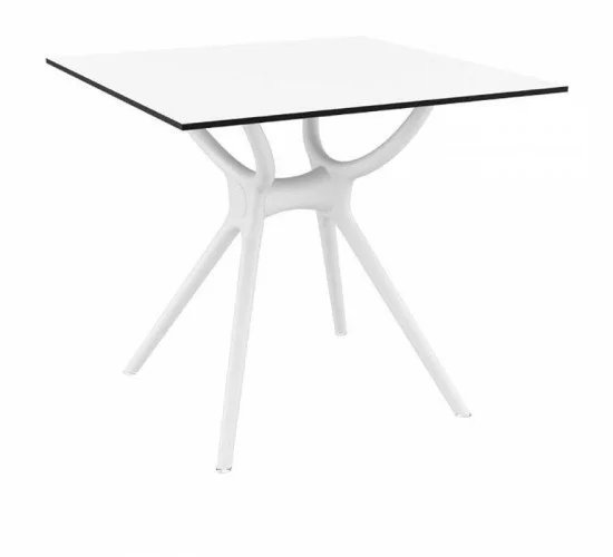 AIR ΤΡΑΠΕΖΙ 80Χ80εκ. WHITE LAMINATE 12mm AIR ΤΡΑΠΕΖΙ 80Χ80εκ. WHITE LAMINATE 12mm