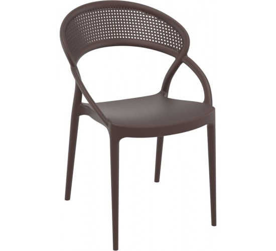 SUNSET BROWN(Σ4)ΚΑΡΕΚΛΑ ΠΟΛ/ΝΙΟΥ 54Χ56Χ82εκ. SIESTA 54X56X82εκ.