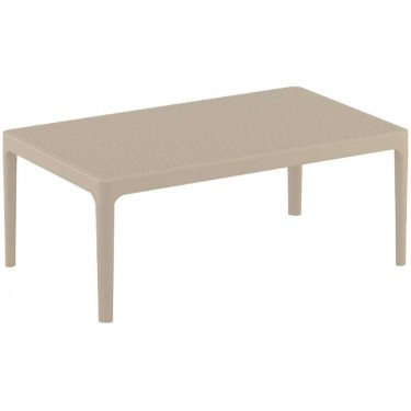 SKY TAUPE 100Χ60Χ40εκ. ΤΡΑΠΕΖΙ ΠΟΛ/ΝΙΟΥ SIESTA 100X60X40εκ.