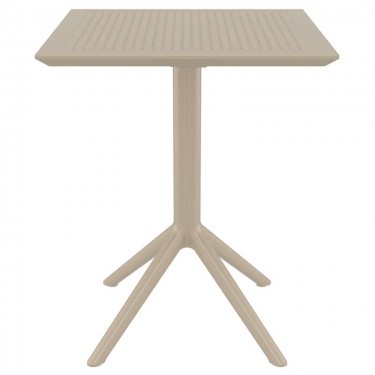 SKY TAUPE 60Χ60X74εκ. ΤΡΑΠΕΖΙ ΠΤΥΣ/ΝΟ ΠΟΛ/ΝΙΟΥ SIESTA 60X60X74εκ.