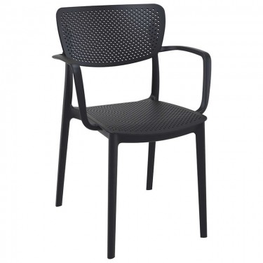 LOFT BLACK ΠΟΛΥΘΡΟΝΑ ΠΟΛ/ΝΙΟΥ 54X53X82εκ. SIESTA 54X53X82εκ.