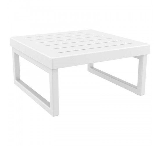 MYKONOS ΤΡΑΠΕΖΙ WHITE 65X65X33εκ. ΠΟΛ/ΝΙΟΥ SIESTA 65X65X33εκ.