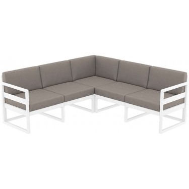 MYKONOS ΜΑΞΙΛΑΡΙ ΓΩΝΙΑΣ LIGHT BROWN  (1ΤΕΜ) 58Χ16Χ35εκ. SIESTA 58Χ16Χ35εκ.