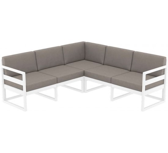 MYKONOS ΜΑΞΙΛΑΡΙ ΓΩΝΙΑΣ LIGHT BROWN  (1ΤΕΜ) 58Χ16Χ35εκ. SIESTA 58Χ16Χ35εκ.
