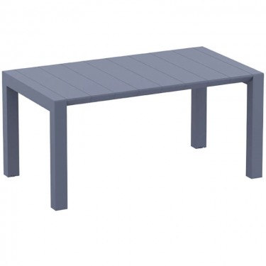 VEGAS DARK GREY 100X180/220Χ75εκ. ΕΠΕΚΤ.ΤΡΑΠΕΖΙ ΠΟΛ/ΝΙΟΥ SIESTA 100X180/220X75εκ.