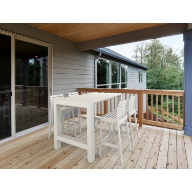 VEGAS BAR WHITE 100X100/140εκ. ΕΠΕΚΤ. ΠΟΛ/ΝΙΟΥ SIESTA 100X100/140X106εκ.