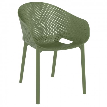 SKY PRO OLIVE GREEN ΠΟΛΥΘΡΟΝΑ ΠΟΛ/ΝΙΟΥ 54X60X81εκ. SIESTA 54Χ60Χ81εκ.