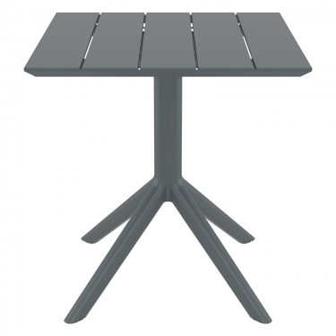 PARIS DARK GREY 70X70X74εκ. ΤΡΑΠΕΖΙ ΠΟΛ/ΝΙΟΥ SIESTA 70X70X74εκ.