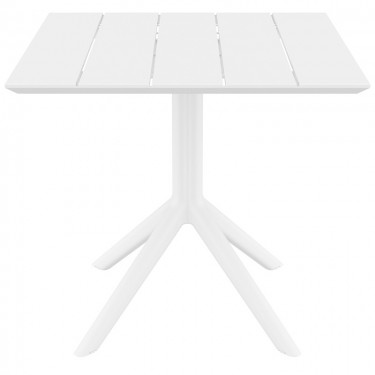 PARIS WHITE 80X80X74εκ. ΤΡΑΠΕΖΙ ΠΟΛ/ΝΙΟΥ SIESTA 80X80X74εκ.