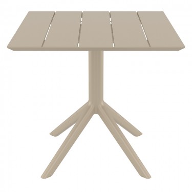 PARIS TAUPE 80X80X74εκ. ΤΡΑΠΕΖΙ ΠΟΛ/ΝΙΟΥ SIESTA 80X80X74εκ.